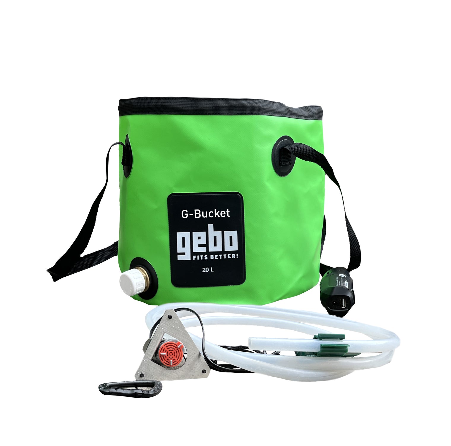 KIT Premium - Seau G-Bucket 20 litres PVC 0,9mm + pompe + batterie