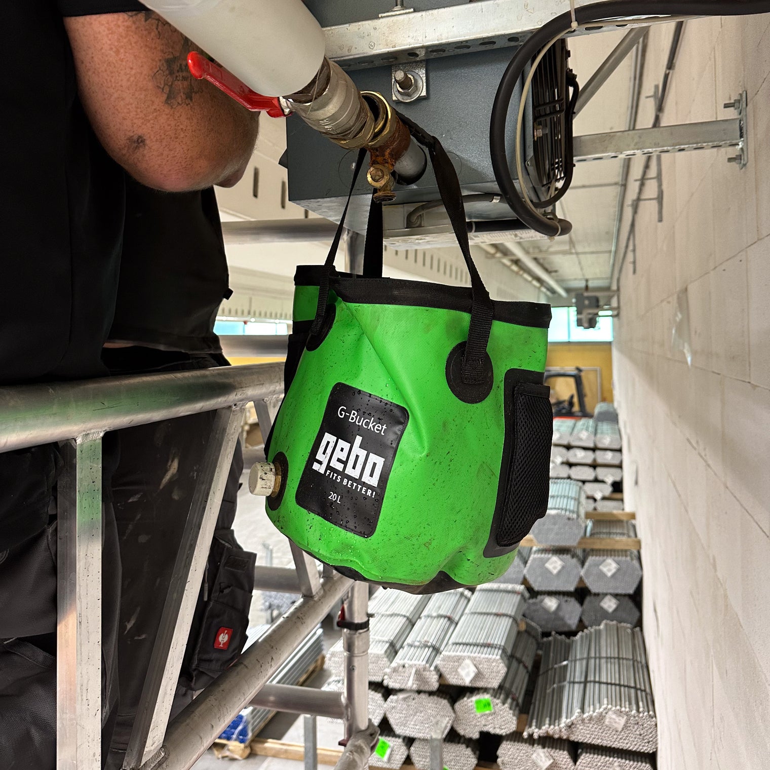 KIT Premium - Seau G-Bucket 20 litres PVC 0,9mm + pompe + batterie