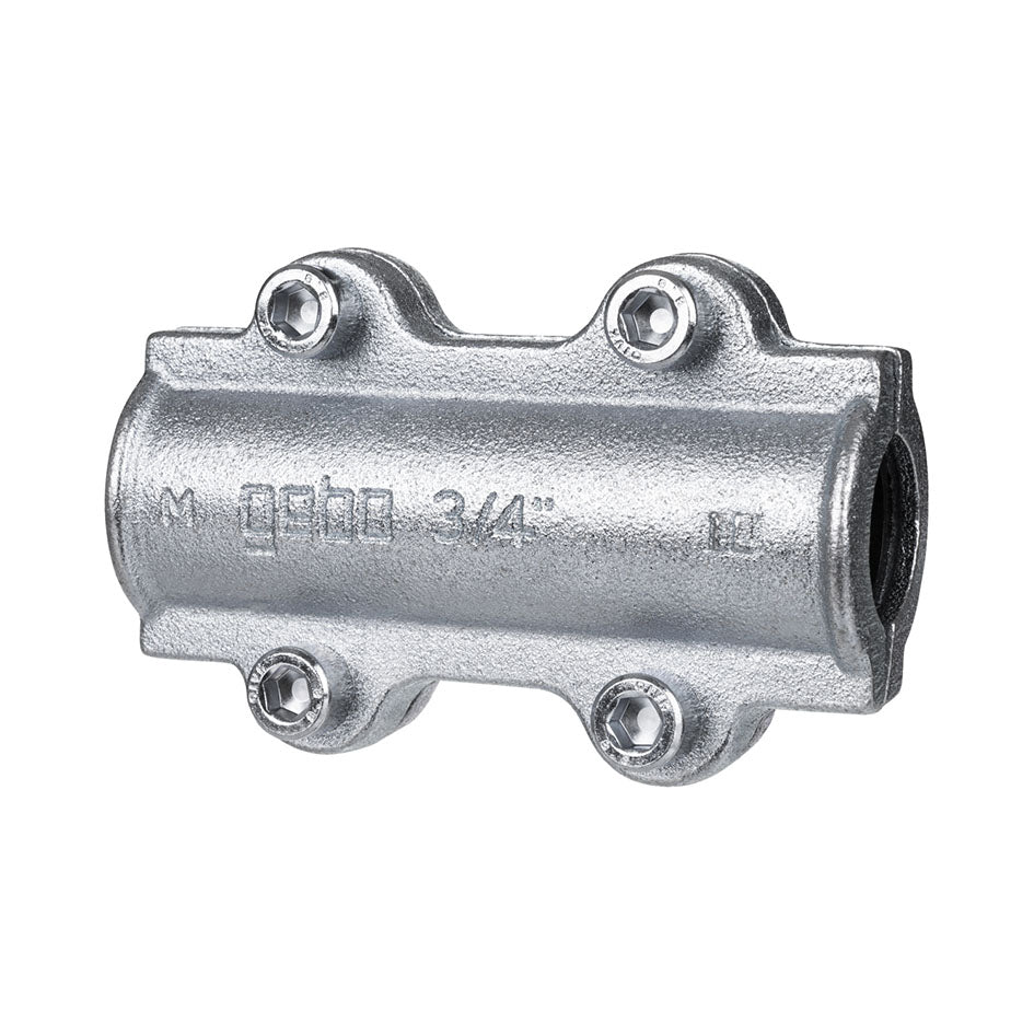 Collier de réparation long Gamme Gebo Clamps pour tubes en acier