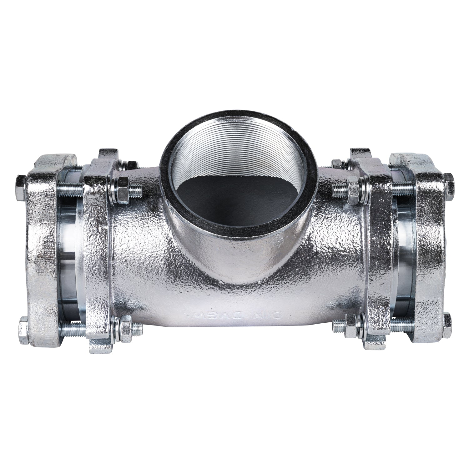 Raccord à compression Gebo Original Té piquage femelle pour tubes en acier pour l'air comprimé et l'eau de chauffage