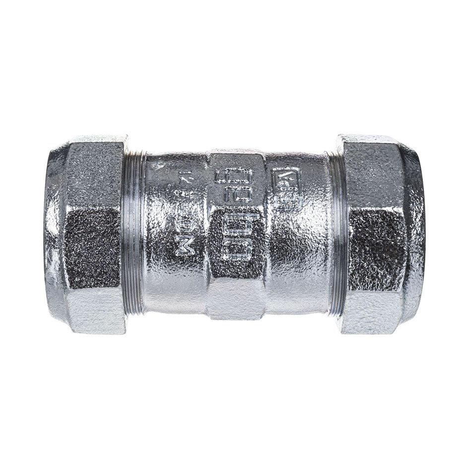 Raccord à compression Gebo Original manchon droit pour tubes en acier pour les plombiers et chauffagistes