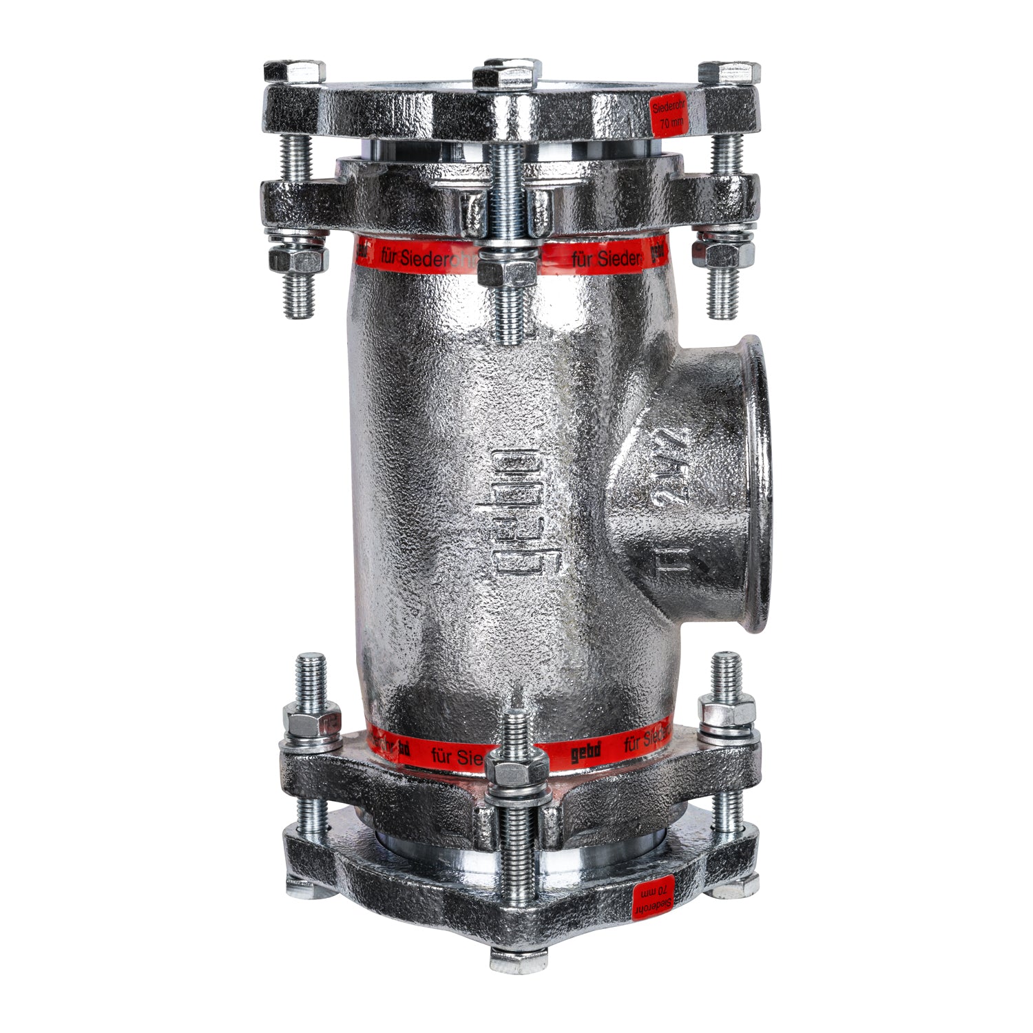 Raccord à compression Gebo Original Té piquage femelle pour tubes en acier noir