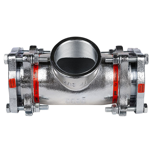 Raccord à compression de la marque Gebo (Gamme Gebo Original) Té piquage femelle pour tubes en acier noir