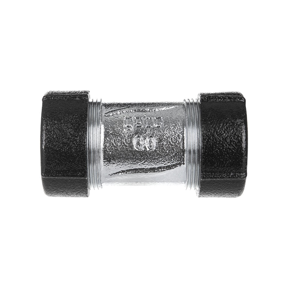 Raccord à compression Gebo Quick manchon droit pour tubes en acier et PE pour les plombiers et chauffagistes