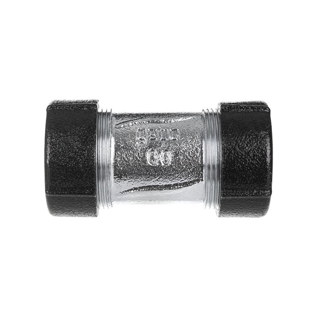 Raccord à compression Gebo Quick manchon droit pour tubes en acier et PE pour les plombiers et chauffagistes