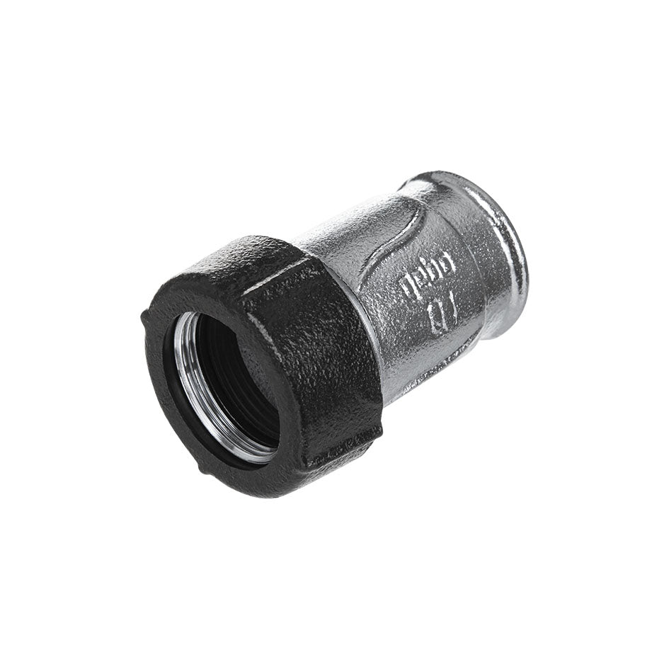 Raccord à compression de la marque Gebo (Gamme Gebo Quick) taraudage femelle pour tubes en acier et PE