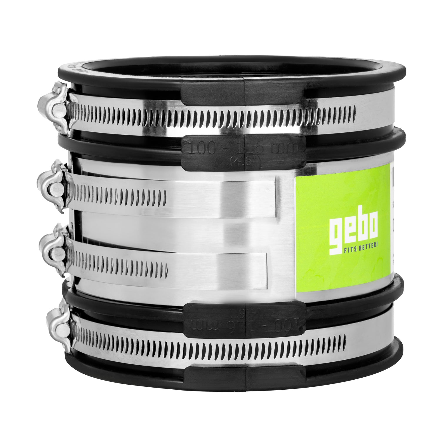 Raccord standard droit renforcé Gebo Flex pour eaux usées