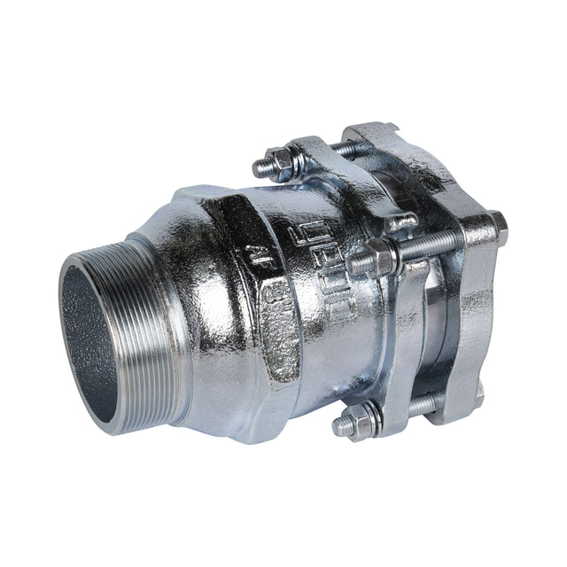 Raccord à compression de la marque Gebo (Gamme Gebo Original) filetage  mâle pour tubes en acier pour l'air comprimé et l'eau de chauffage pour plombiers
