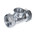 Raccord à compression de la marque Gebo (Gamme Gebo Original) Té piquage femelle pour tubes en acier