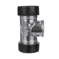 Raccord à compression Gebo Quick Té piquage femelle pour tubes en acier et PE pour les plombiers