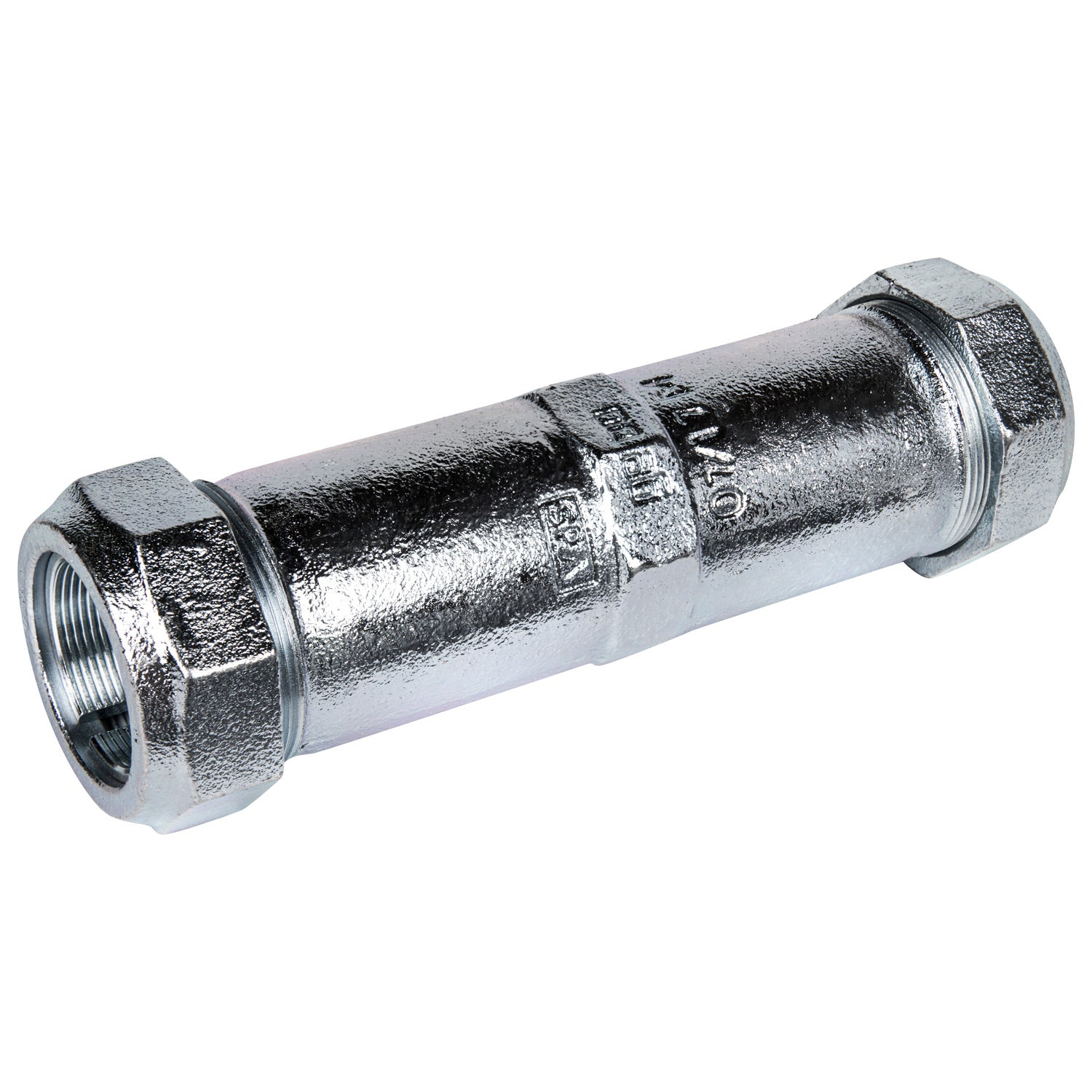 Raccord à compression - Manchon droit long - Tubes acier
